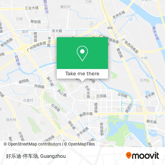 好乐迪-停车场 map