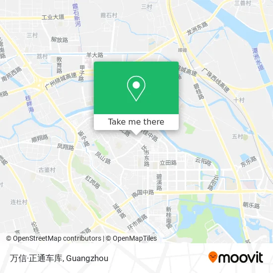 万信·正通车库 map