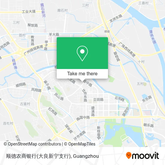 顺德农商银行(大良新宁支行) map
