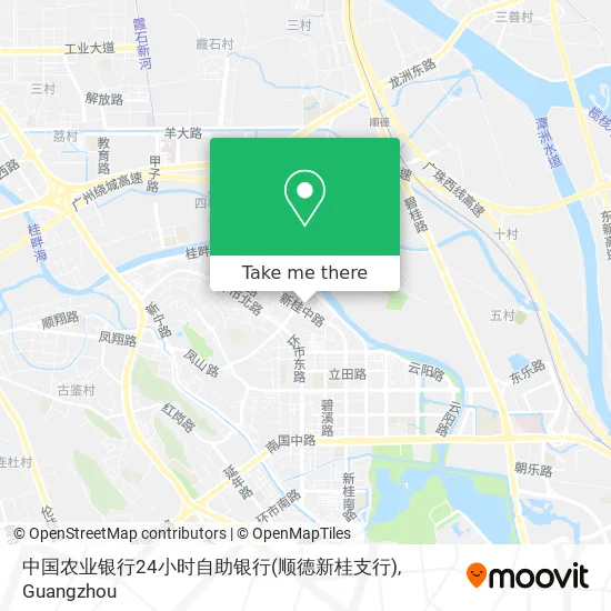 中国农业银行24小时自助银行(顺德新桂支行) map