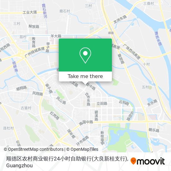 顺德区农村商业银行24小时自助银行(大良新桂支行) map