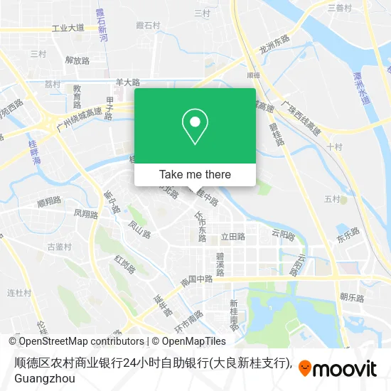 顺德区农村商业银行24小时自助银行(大良新桂支行) map
