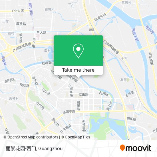 丽景花园-西门 map