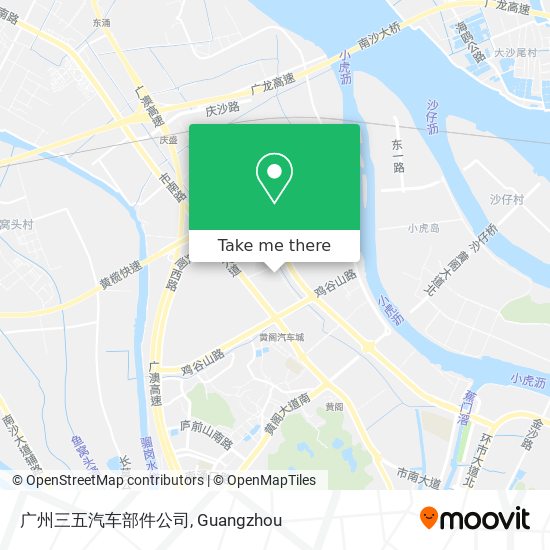 广州三五汽车部件公司 map
