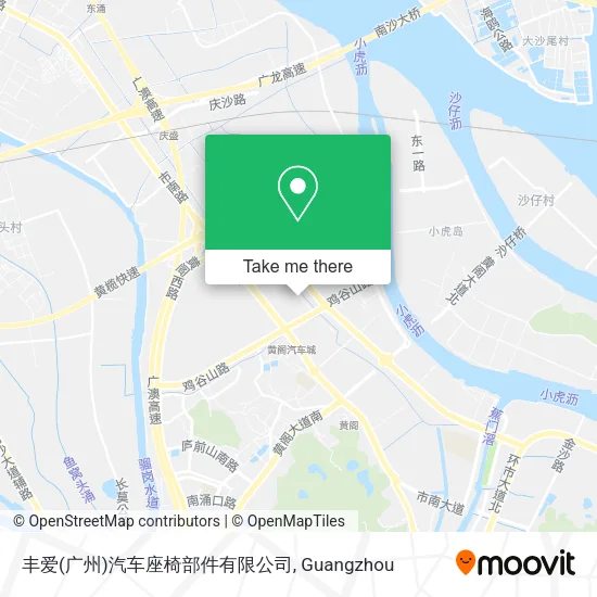 丰爱(广州)汽车座椅部件有限公司 map