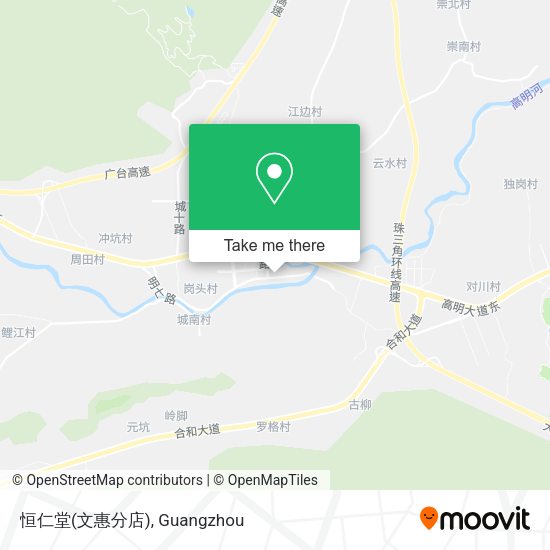 恒仁堂(文惠分店) map