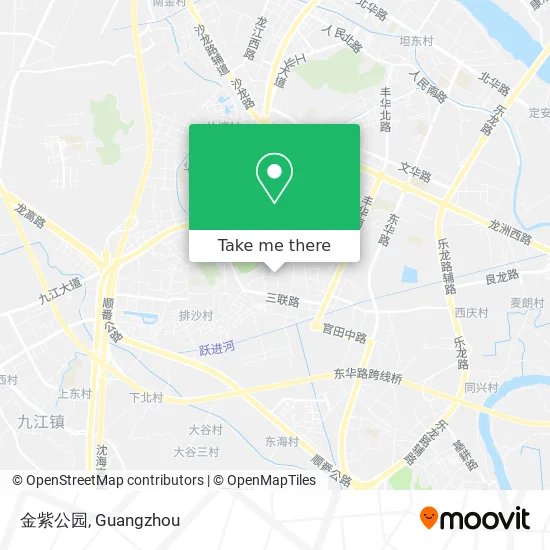 金紫公园 map