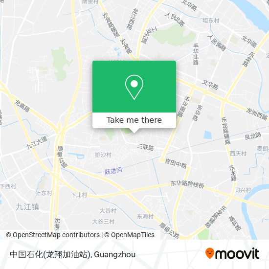 中国石化(龙翔加油站) map
