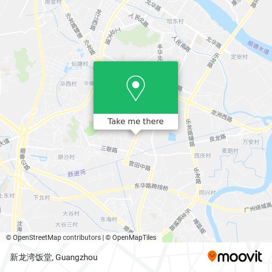 新龙湾饭堂 map