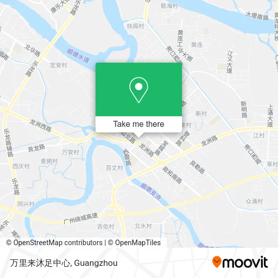 万里来沐足中心 map
