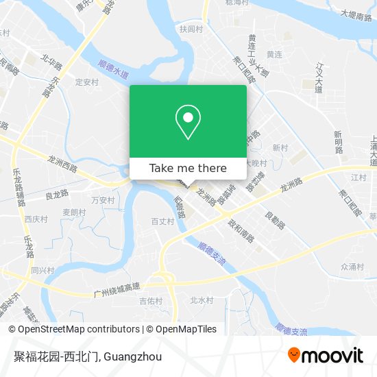 聚福花园-西北门 map