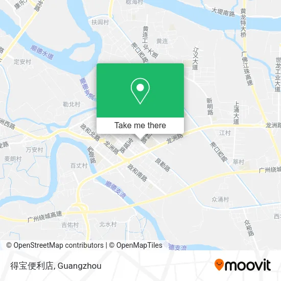 得宝便利店 map