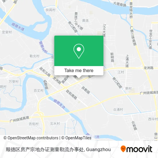 顺德区房产宗地办证测量勒流办事处 map