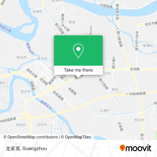 龙家菜 map
