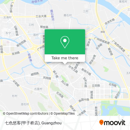 七色悠客(甲子桥店) map