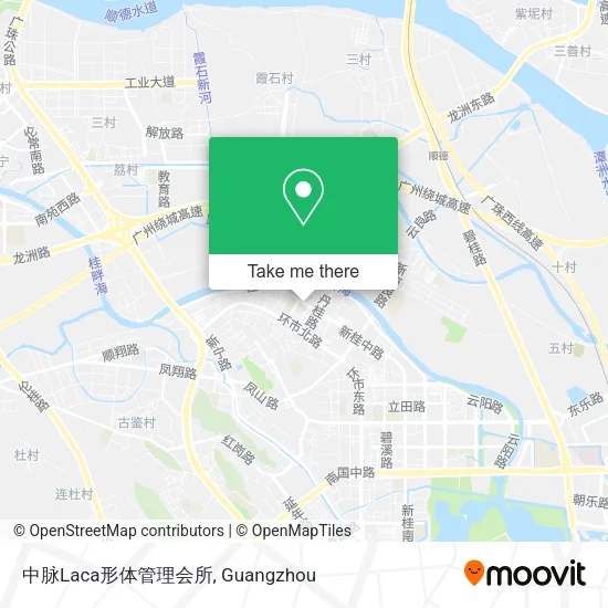 中脉Laca形体管理会所 map
