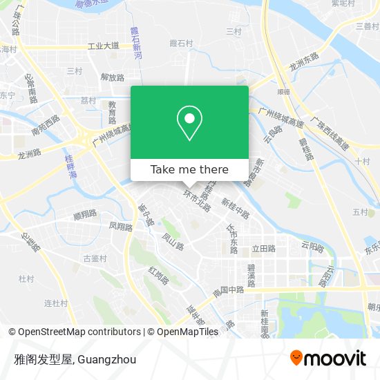 雅阁发型屋 map