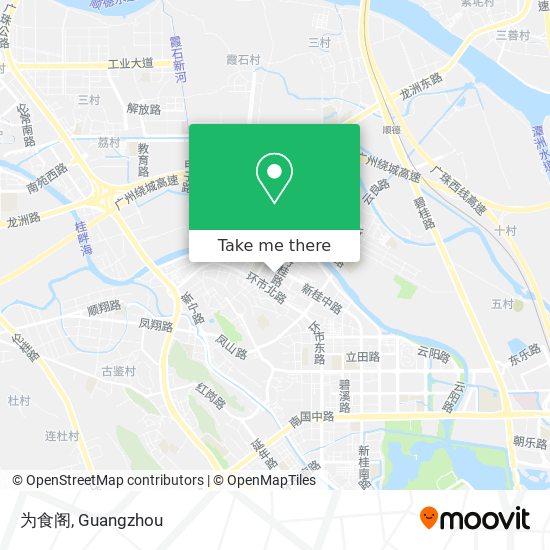 为食阁 map