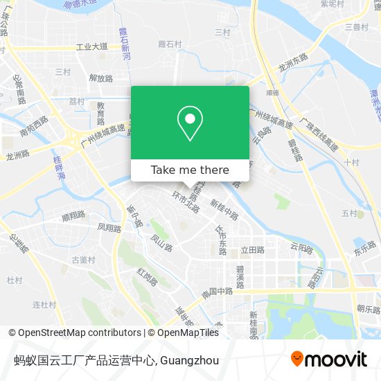 蚂蚁国云工厂产品运营中心 map