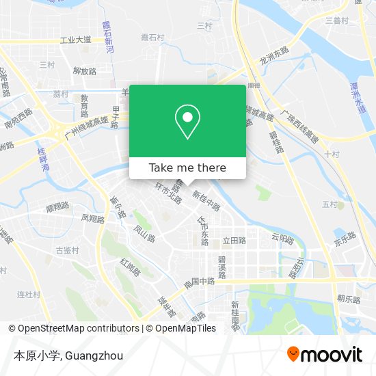 本原小学 map