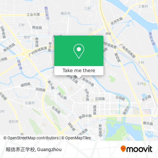 顺德养正学校 map