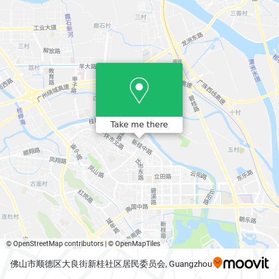 佛山市顺德区大良街新桂社区居民委员会 map