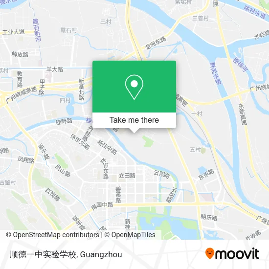 顺德一中实验学校 map