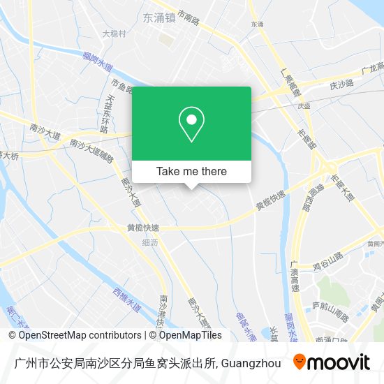 广州市公安局南沙区分局鱼窝头派出所 map