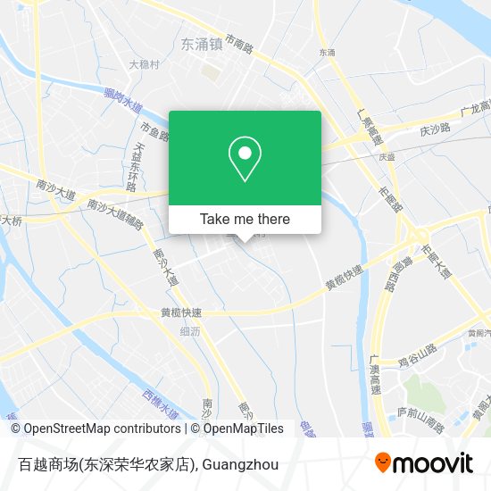 百越商场(东深荣华农家店) map