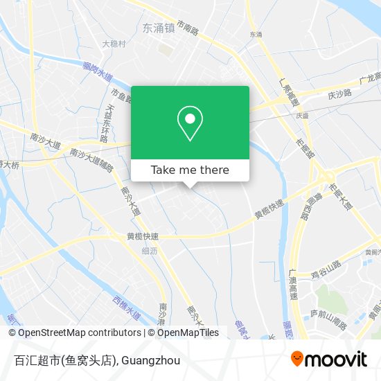 百汇超市(鱼窝头店) map