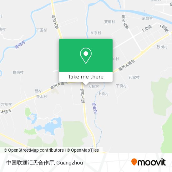 中国联通汇天合作厅 map