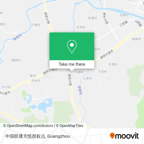 中国联通天悦授权点 map