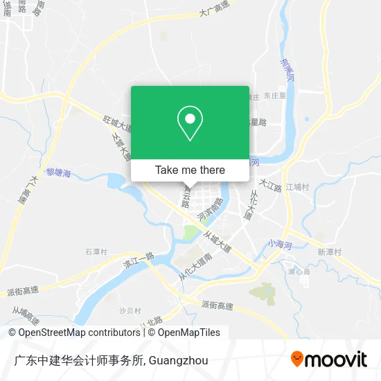 广东中建华会计师事务所 map