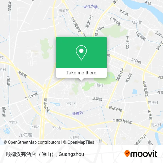 顺德汉邦酒店（佛山） map
