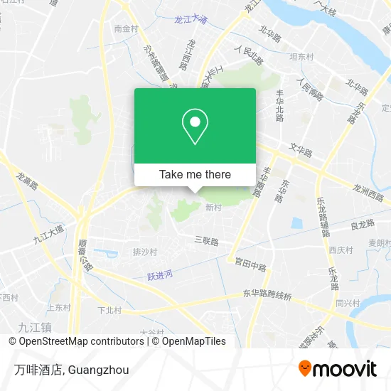 万啡酒店 map
