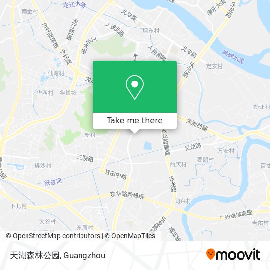 天湖森林公园 map