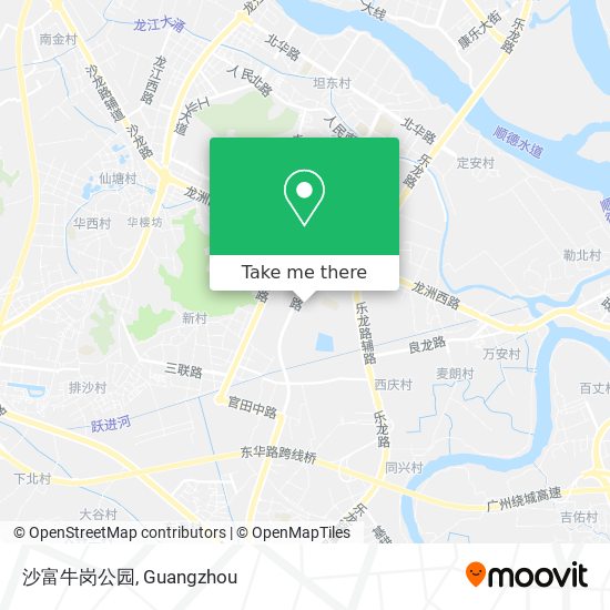 沙富牛岗公园 map