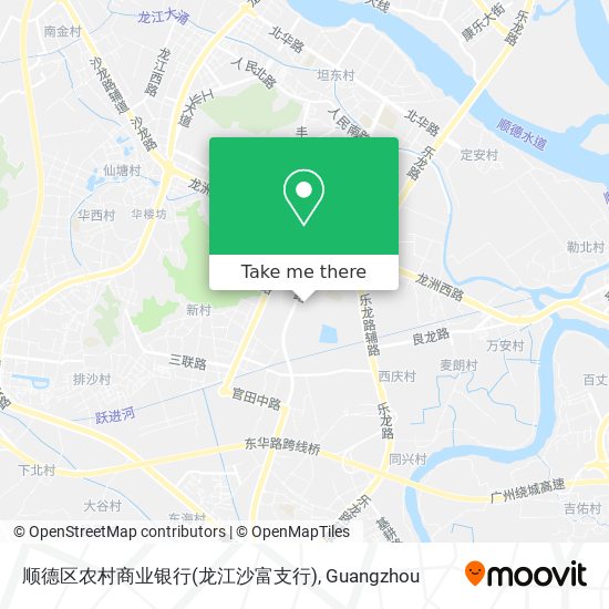 顺德区农村商业银行(龙江沙富支行) map