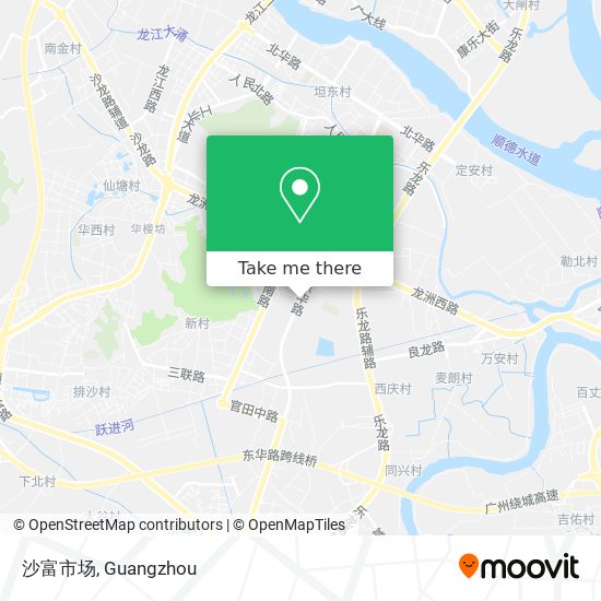 沙富市场 map