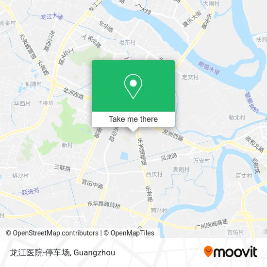 龙江医院-停车场 map