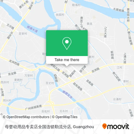 母婴幼用品专卖店全国连锁勒流分店 map