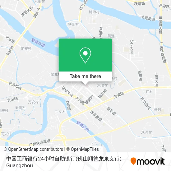 中国工商银行24小时自助银行(佛山顺德龙泉支行) map
