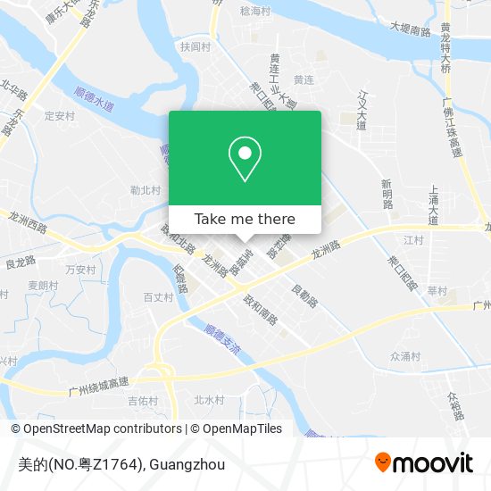 美的(NO.粤Z1764) map
