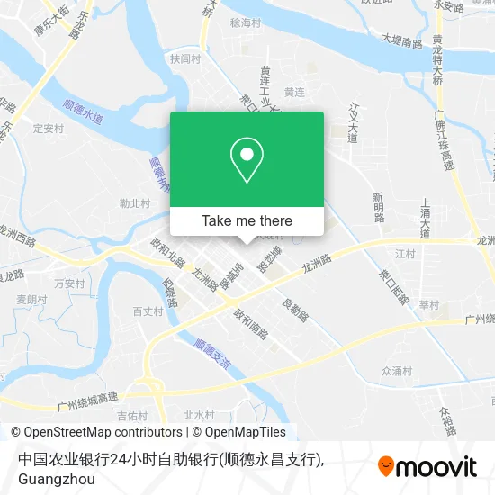 中国农业银行24小时自助银行(顺德永昌支行) map
