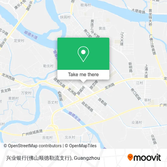 兴业银行(佛山顺德勒流支行) map