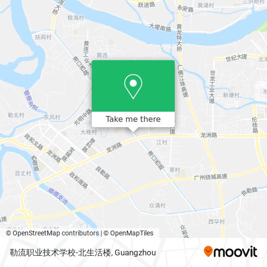 勒流职业技术学校-北生活楼 map