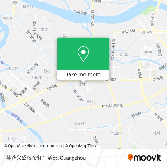 芙蓉兴盛板帝轩生活部 map