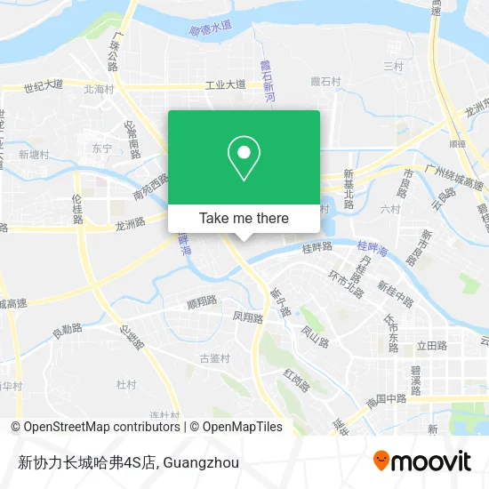 新协力长城哈弗4S店 map