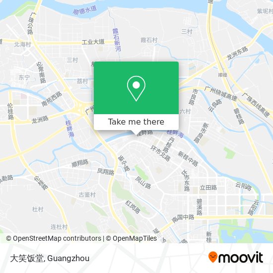 大笑饭堂 map