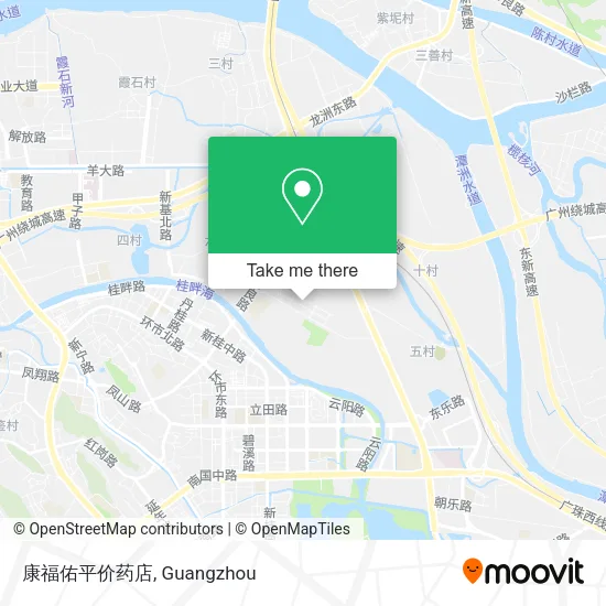 康福佑平价药店 map
